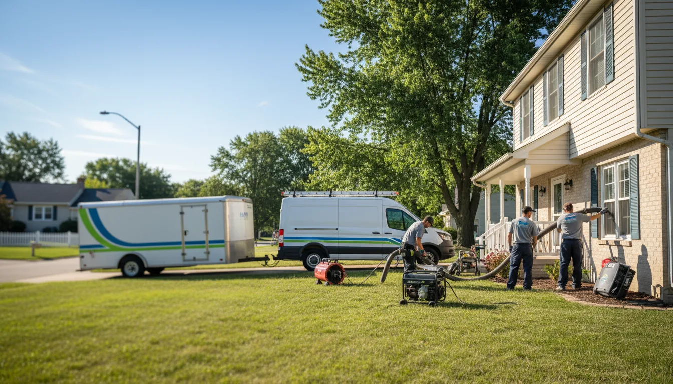 Flooded Basement Restoration And Cleanup With Repair in Spencerville, MD near me